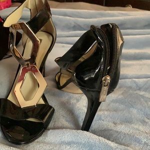 BCBG Generation Black\Silver Heels